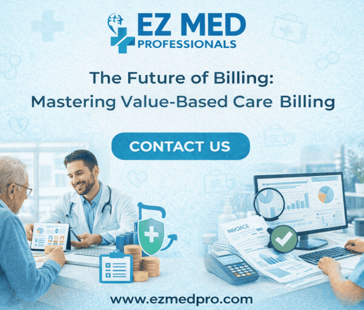 Value-Based Care billing is here. Master APMs, quality metrics & new revenue cycles with EZMedPro's expert guidance for your practice's future