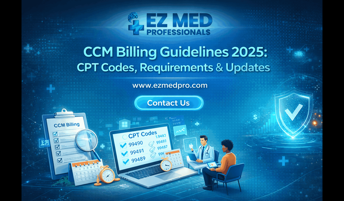 CCM Billing Guidelines 2025: CPT Codes, Requirements & Updates - EZ MED