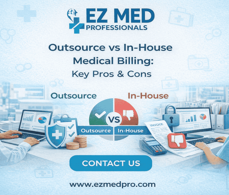in-house vs. outsourced medical billing? Compare costs, control, compliance & expertise