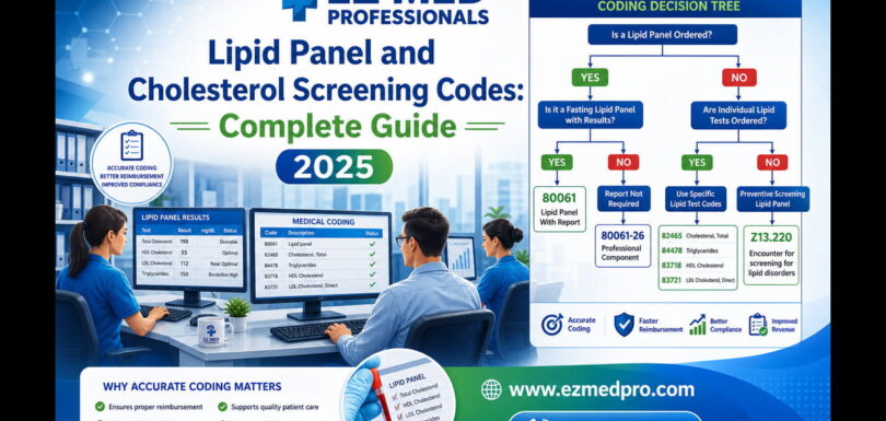 lipid panel and cholesterol screening codes decision tree Z13.220 vs E78.x vs R79.89
