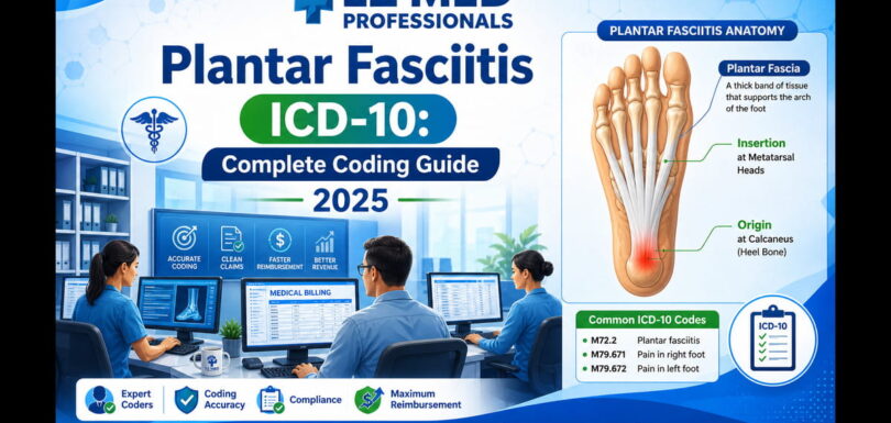 plantar fasciitis ICD-10 anatomy showing plantar fascia origin at calcaneus and insertion at metatarsal heads