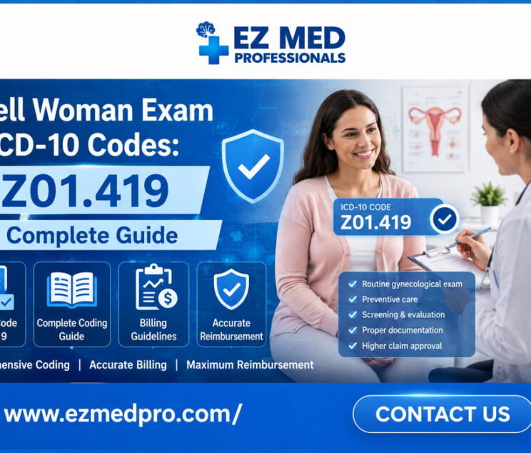 Well woman exam ICD-10 code Z01.419 complete coding and billing guide