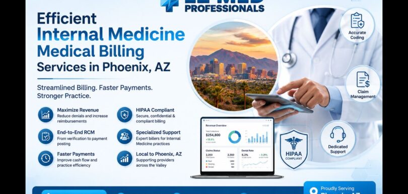 Efficient internal medicine medical billing services in Phoenix AZ for internists