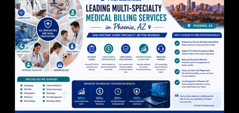 Leading multi-specialty medical billing services in Phoenix AZ for healthcare providers