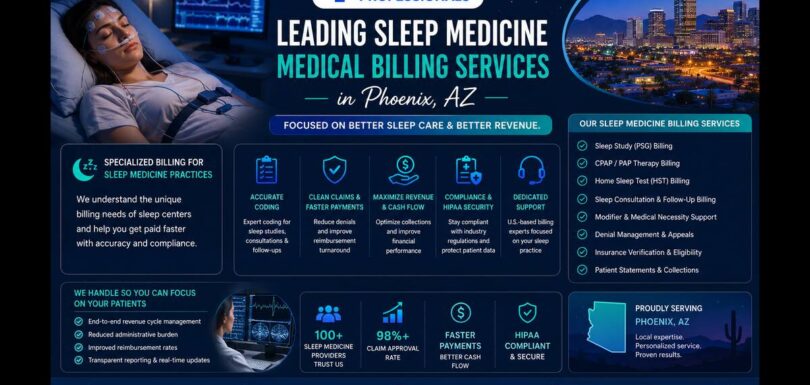 Leading sleep medicine medical billing services in Phoenix AZ for sleep disorder clinics