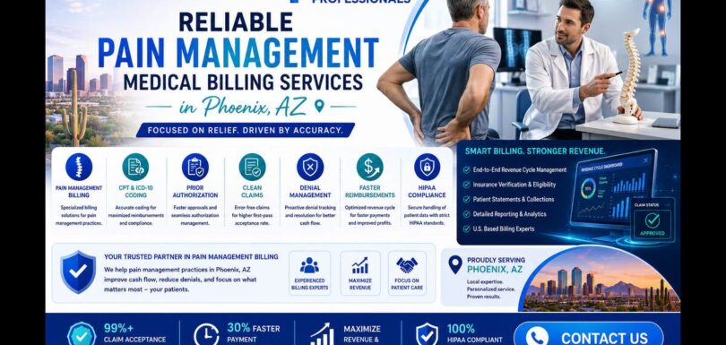 Reliable Pain Management Medical Billing Services in Phoenix AZ