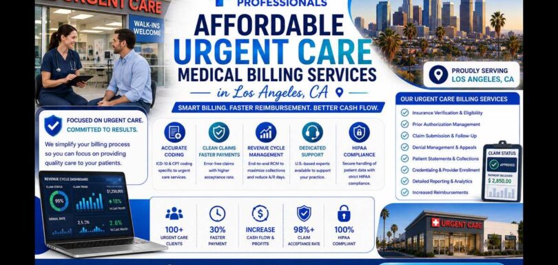 Affordable urgent care medical billing services in Los Angeles, CA by EZ MedPro