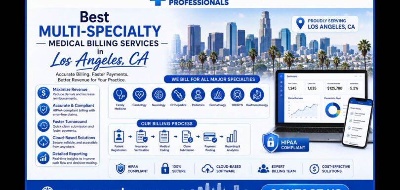 Best multi-specialty medical billing services in Los Angeles, CA by EZ MedPro