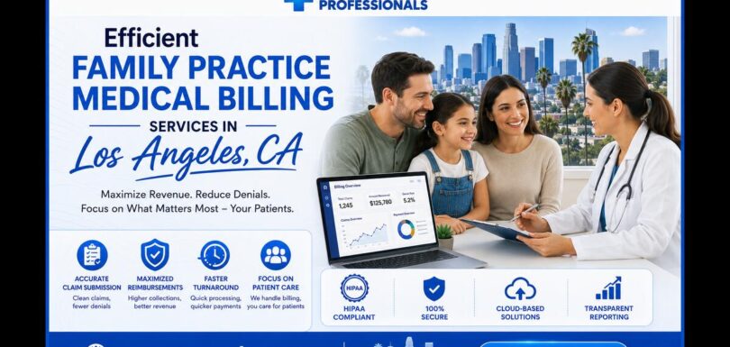 Efficient family practice medical billing services in Los Angeles, CA by EZ MedPro