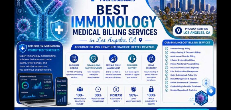 Immunology Medical Billing Services in Los Angeles CA supporting allergy and immunology practices